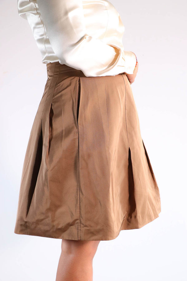 Marni - Brown Flare Skirt - 44