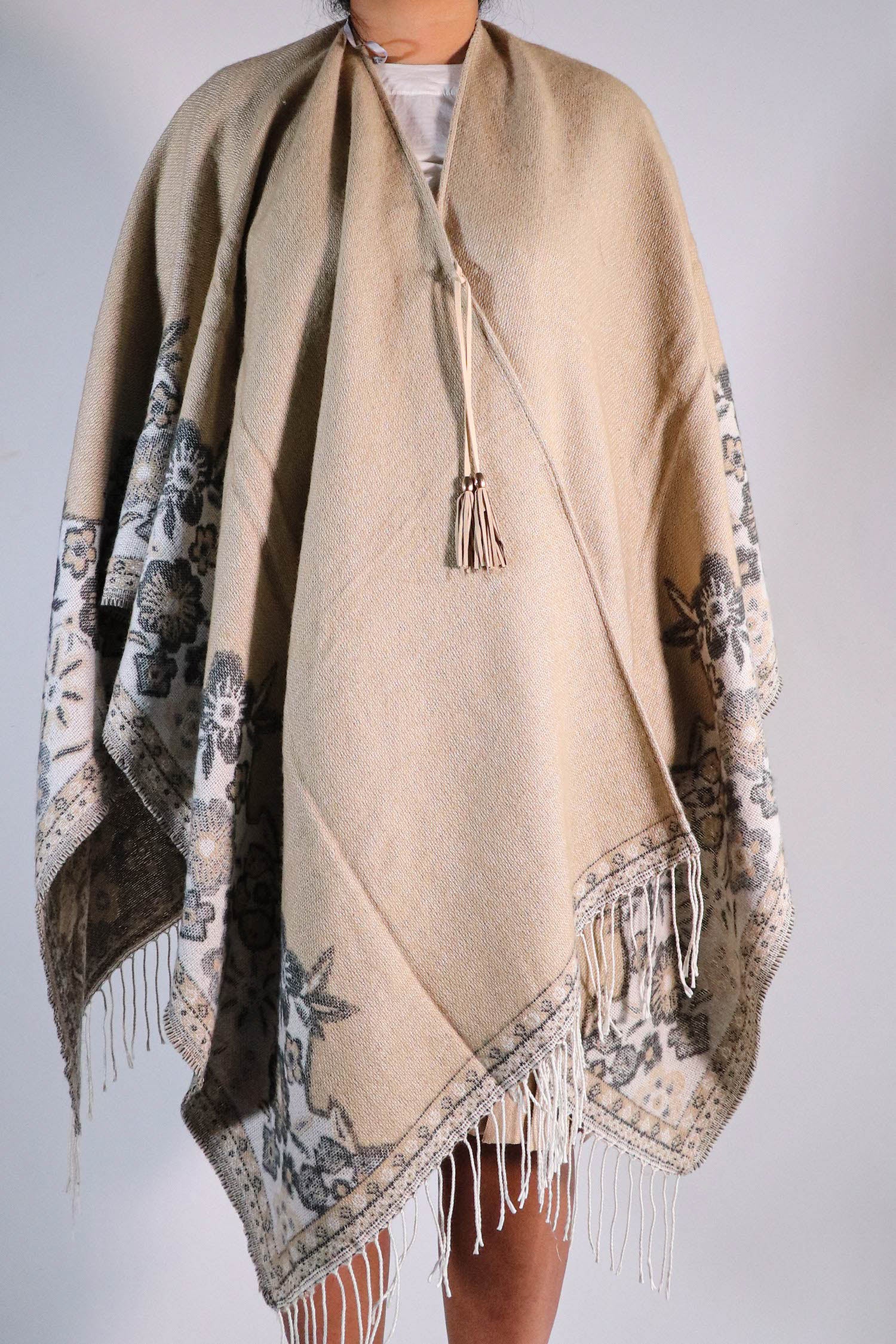 Marc New York - Tan Poncho - One Size – MADE by DWC