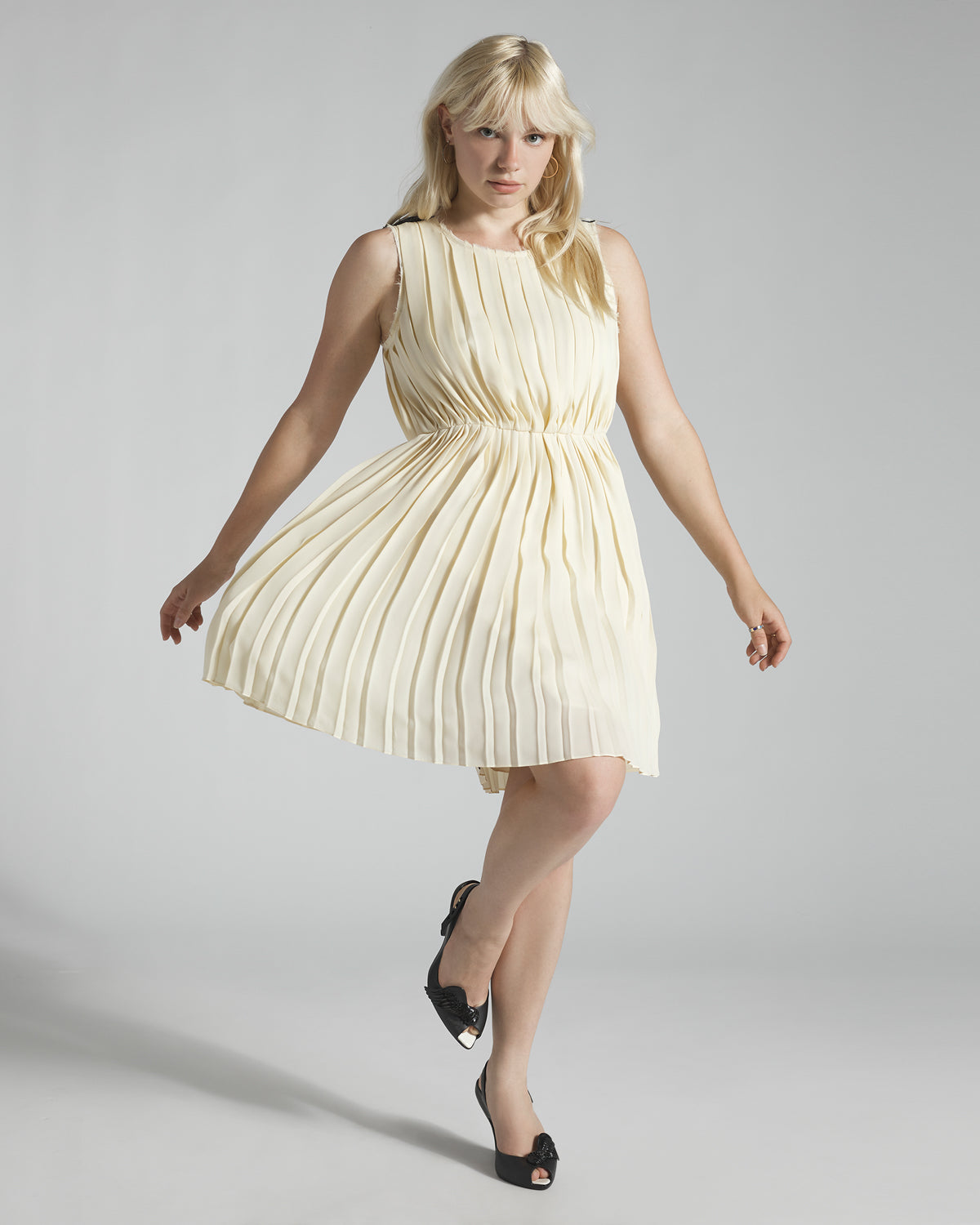 Rag & Bone - Pleated Sleeveless Dress
