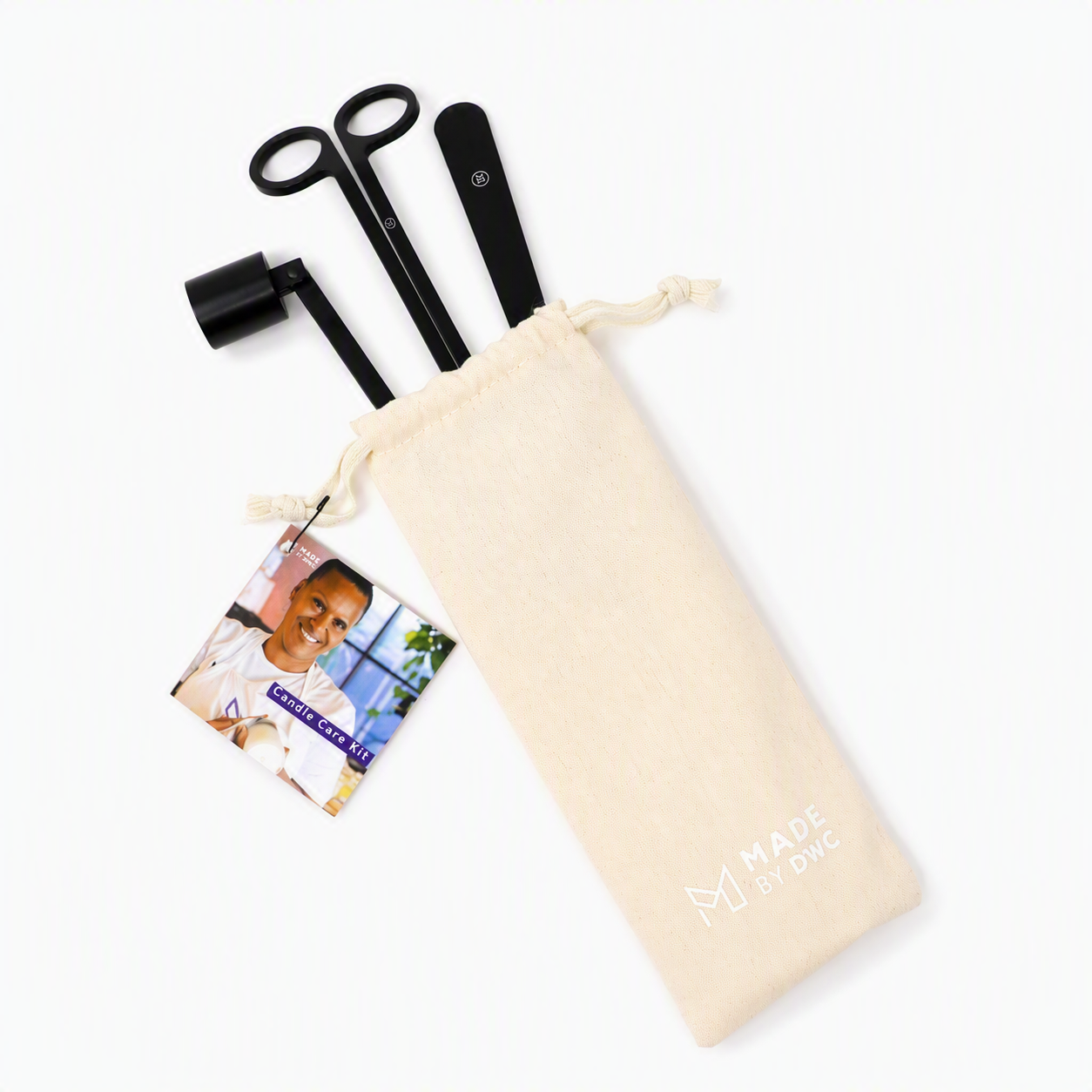 Candle Care Kit in Reusable Sustainable Bag