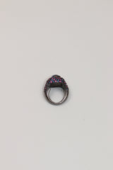 Kenneth Jay Lane - Sapphire Stone Ring - 9.5