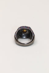 Kenneth Jay Lane - Sapphire Stone Ring - 9.5