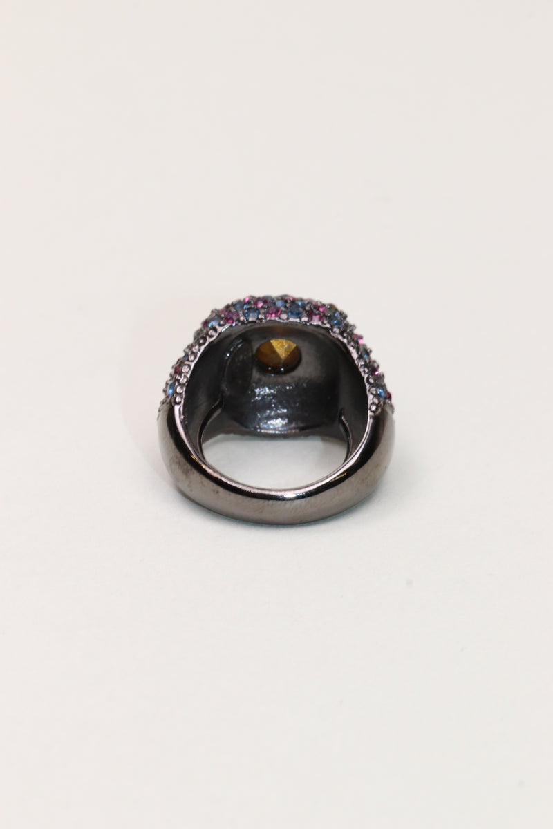 Kenneth Jay Lane - Sapphire Stone Ring - 9.5