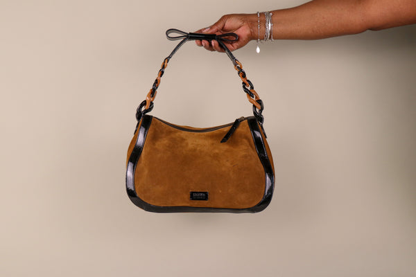 Moschino Cheap and Chic - Brown Suede Bag