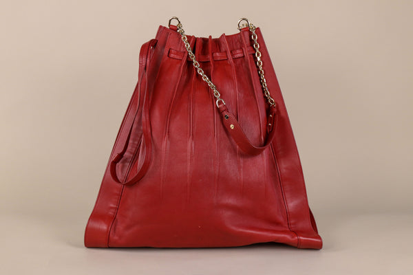 3:1 Phillip Lim - Brick Florence Large Pleated Drawstring Tote