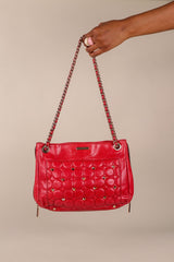 Rebecca Minkoff - Red Studded Shoulder Bag