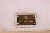 Trina Turk - Cream and Tan Envelope Clutch