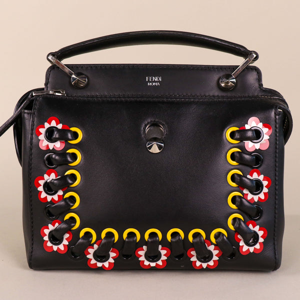 ❣️FENDI ❣️‘FLOWERLAND’ SMALL BY THE WAY❣️ Fendi Mini By The Way Flowerland Crossbody Bag in White Leather