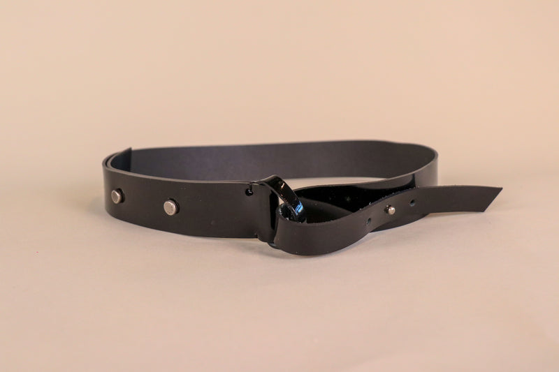 Marni - Black Patent Leather Belt - M