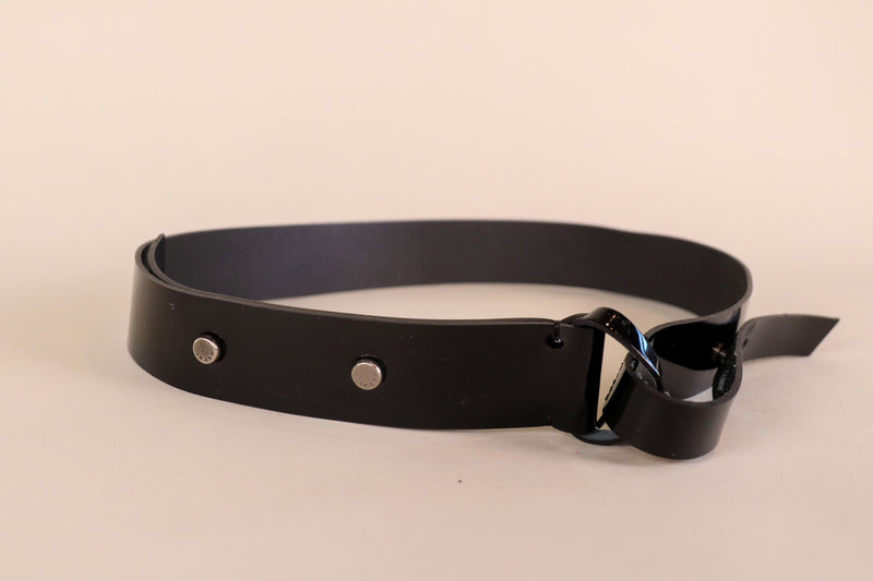 Marni - Black Patent Leather Belt - M