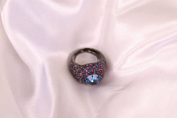 Kenneth Jay Lane - Sapphire Stone Ring - 9.5