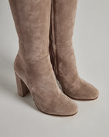 Gianvito Rossi - Blush Suede Over-the-Knee Boots - 36.5