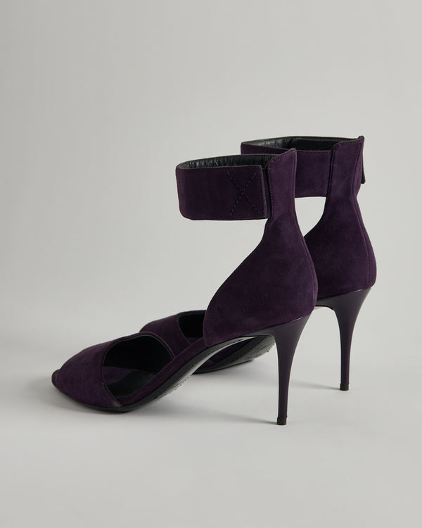 Giuseppe Zanotti Design - Purple Suede Ankle Strap Heels - 40