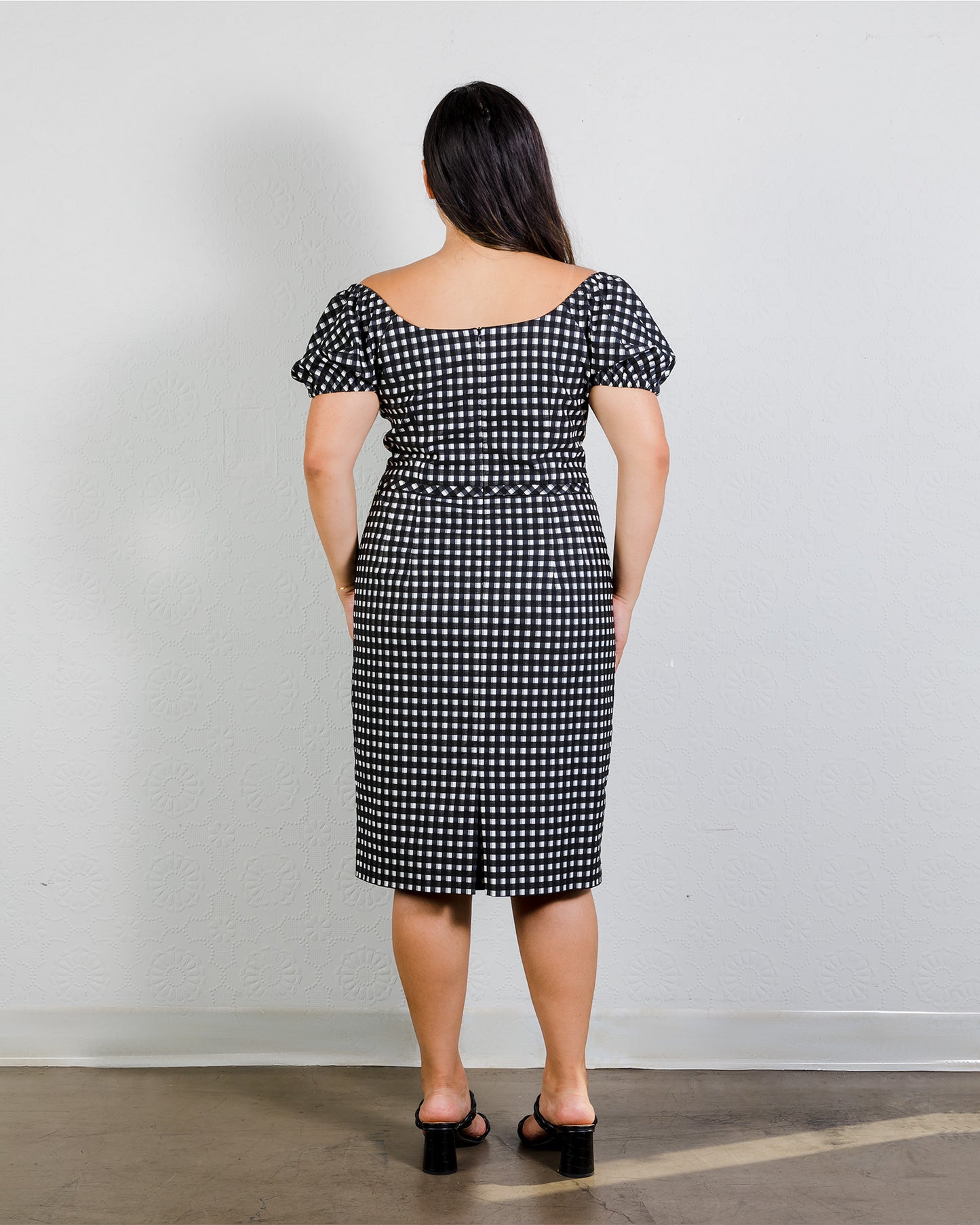 Nanette Lepore Cheeky Check Women's Dress Black/Ivory : 12 Nanette Lepore Cheeky Check Women's Dress Black/Ivory : 12