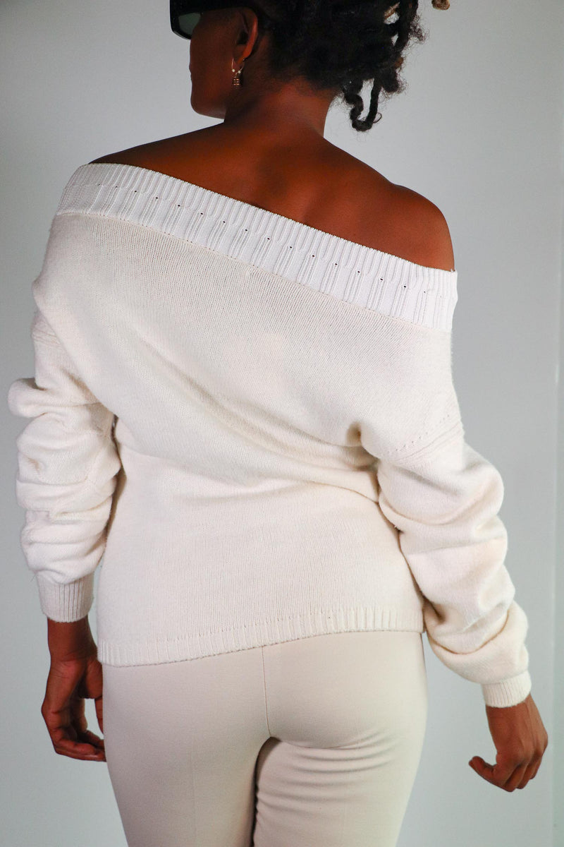 Opening Ceremony - Off The Shoulder Sweater - S