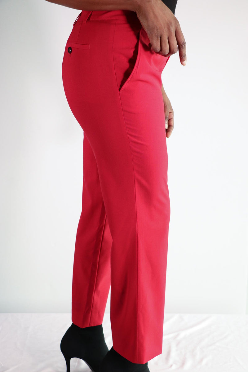 Priya Trendz Slim Fit Women Red, Black Trousers - Buy Priya Trendz Slim Fit  Women Red, Black Trousers Online at Best Prices in India | Flipkart.com