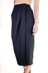 LF - 100% Wool Wrap Skirt - 4