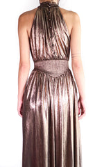 Retrofête - Copper Evening Dress - XS