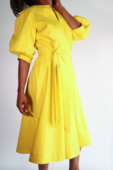 Barbara tFrank - Yellow A Line Dress - 22