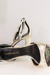 Tamara Mellon - Gold Metallic Sandal - 7.5