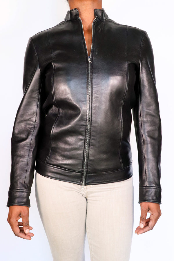 Dominic Gherardi - Sleek Leather Jacket